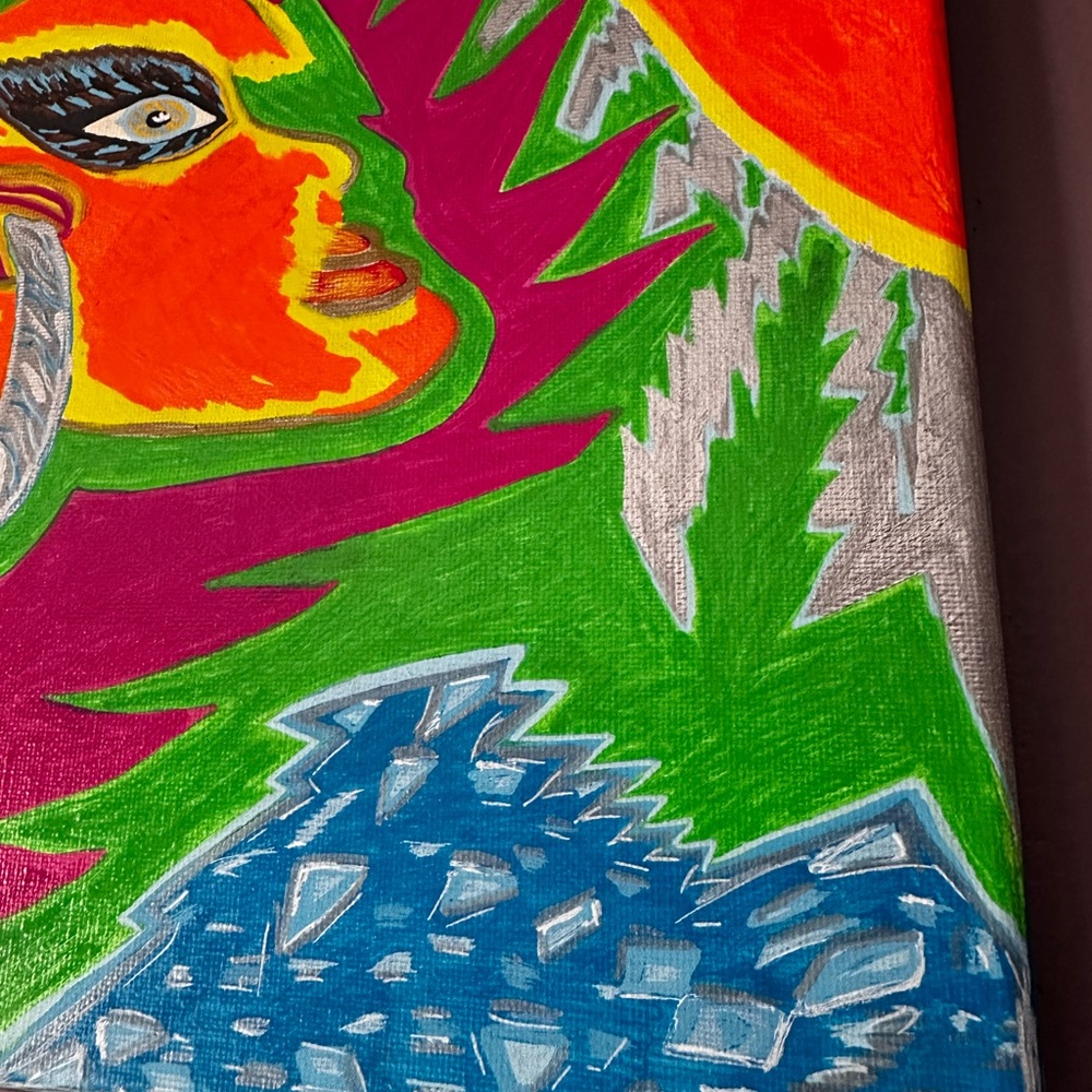 Vibrant Abstract Art Canvas - Picture 3 of 4